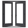 hinged french patio door