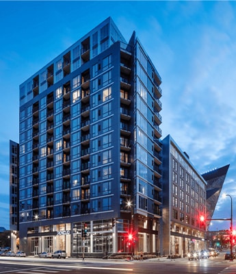 commercial-contractor high rise with windows