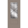 fiberglass entry door with glass