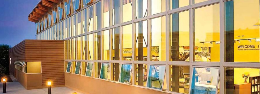 Pella contractor installed windows in commercial building