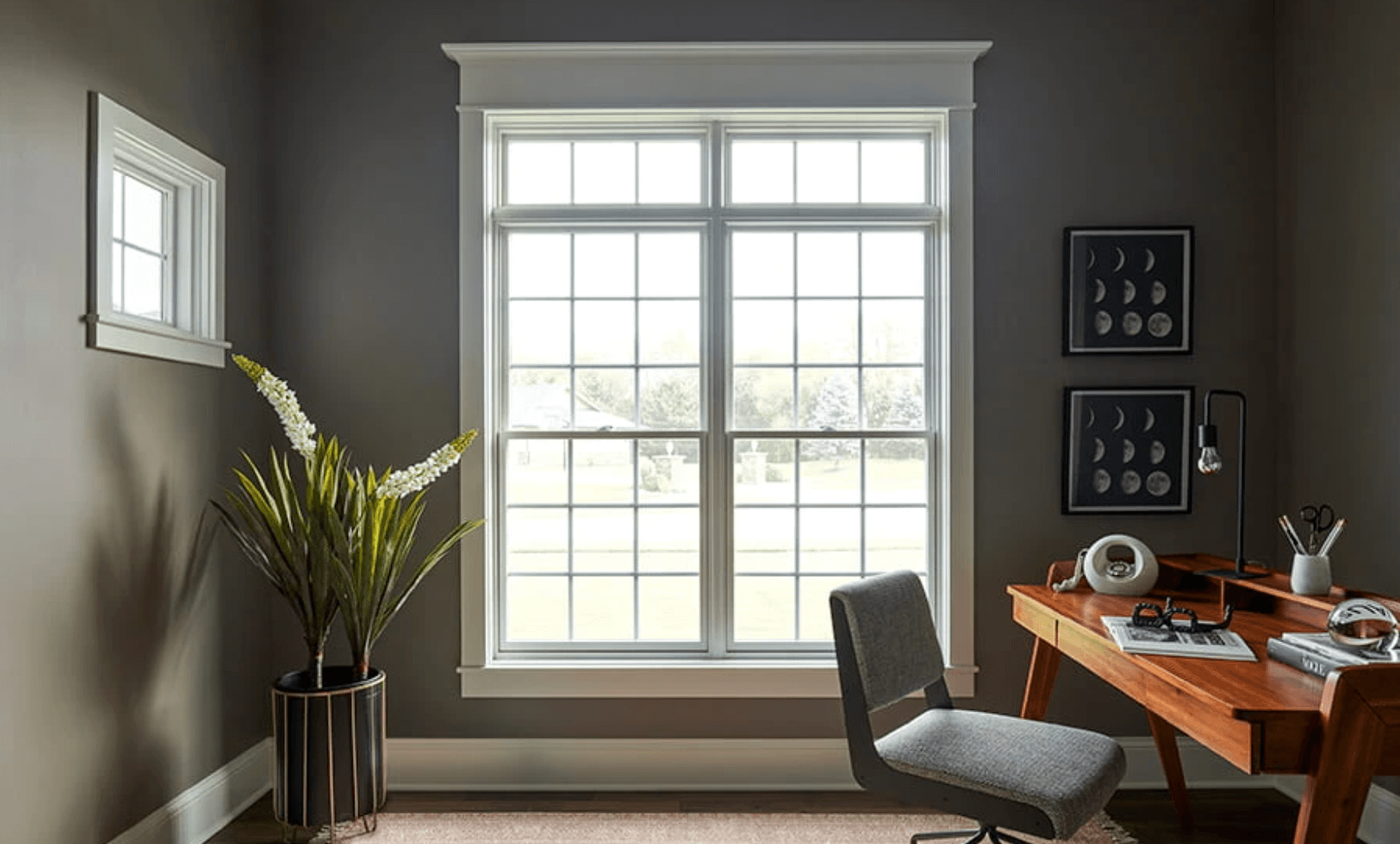residential windows in an office