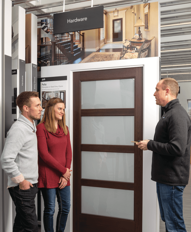 showroom-meeting with Pella professional in Seattle or Tacoma and doors